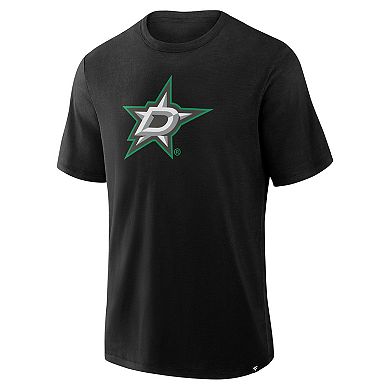 Men's Fanatics Black Dallas Stars Stadium Slub T-Shirt