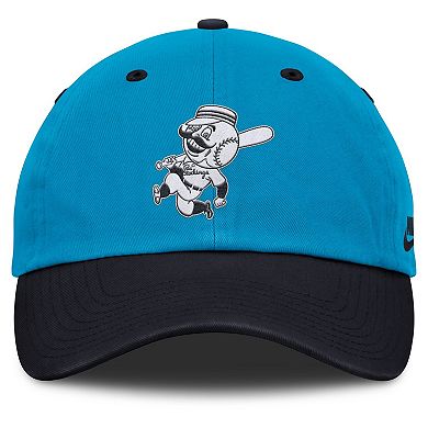 Men's Nike Blue/Navy Cincinnati Reds Neon 90s Club Adjustable Hat