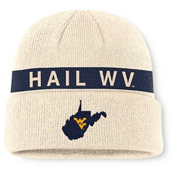 Men's Nike Natural West Virginia Mountaineers Peak Primetime Utility Cuffed Knit Hat