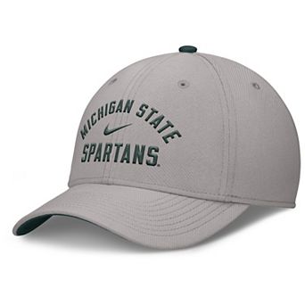 Men's Nike Gray Michigan State Spartans Rise Prep Performance Flex Hat