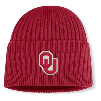 Men's Fanatics Crimson Oklahoma Sooners Revery Cuffed Knit Hat