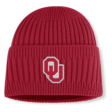 Men's Fanatics Crimson Oklahoma Sooners Revery Cuffed Knit Hat