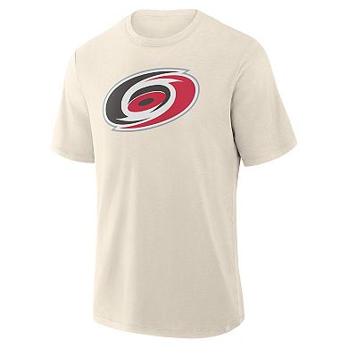 Men's Fanatics Cream Carolina Hurricanes Stadium Slub T-Shirt