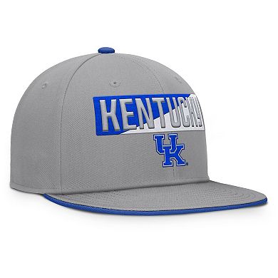 Men's Fanatics Gray Kentucky Wildcats Duo Snapback Hat