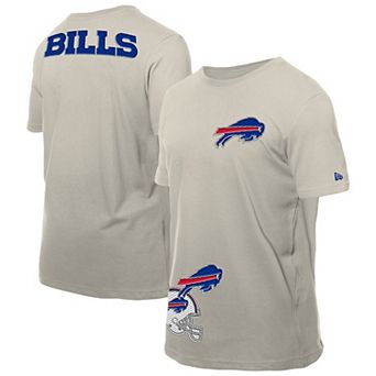 Men's New Era Light Beige Buffalo Bills Multi Patch T-Shirt