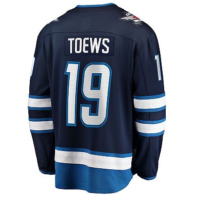 Men's Fanatics Jonathan Toews Navy Winnipeg Jets Home Breakaway Jersey