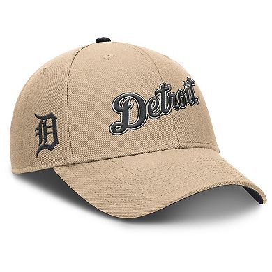 Men's Nike Khaki Detroit Tigers Rise Adjustable Hat