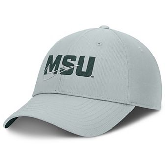Men's Nike Gray Michigan State Spartans Club Prep Performance Adjustable Hat