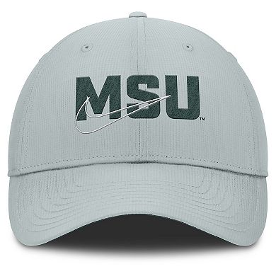 Men's Nike Gray Michigan State Spartans Club Prep Performance Adjustable Hat