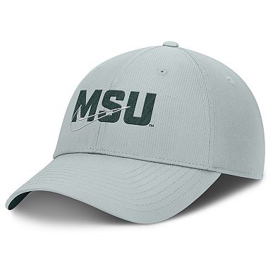 Men's Nike Gray Michigan State Spartans Club Prep Performance Adjustable Hat