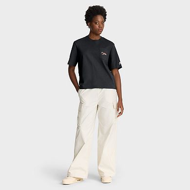 Women's Nike Black Cincinnati Bengals Rewind Pocket Boxy T-Shirt