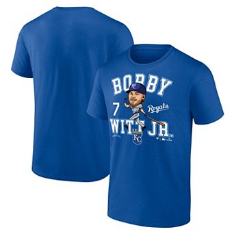 Men's Fanatics Bobby Witt Jr. Royal Kansas City Royals Hometown Caricature T-Shirt