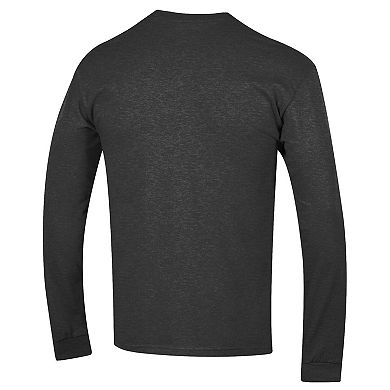 Men's Champion Charcoal Ohio State Buckeyes Arch Over Logo Long Sleeve T-Shirt