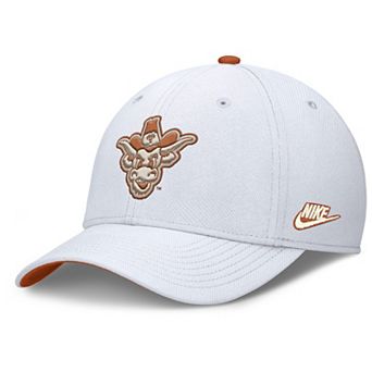 Men's Nike White Texas Longhorns Legacy Rise Performance Flex Hat