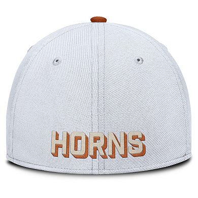 Men's Nike White Texas Longhorns Legacy Rise Performance Flex Hat