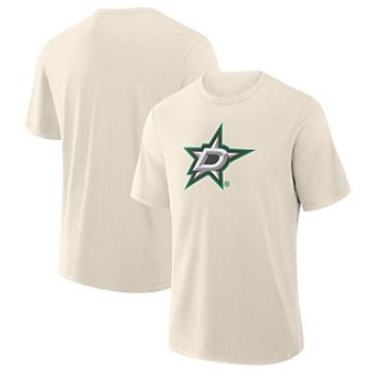 Men's Fanatics Cream Dallas Stars Stadium Slub T-Shirt