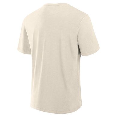Men's Fanatics Cream Dallas Stars Stadium Slub T-Shirt