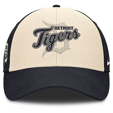 Men's Nike Navy/Natural Detroit Tigers Statement Club Performance Adjustable Hat