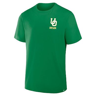 Men's Fanatics Green Oregon Ducks Quad Legacy T-Shirt
