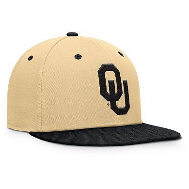 Men's Fanatics Khaki/Black Oklahoma Sooners Balance Fitted Hat
