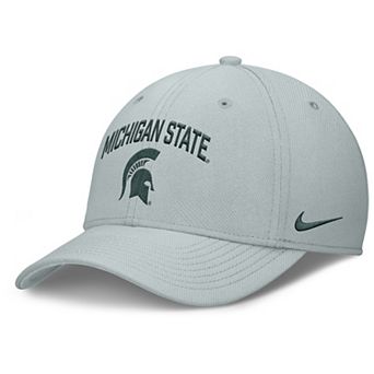 Men's Nike Gray Michigan State Spartans 2025 On-Field Rise Performance Flex Hat