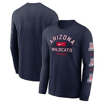 Men's Nike Navy Arizona Wildcats Classic Location Long Sleeve T-Shirt
