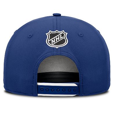 Men's Fanatics Blue Toronto Maple Leafs 2025 NHL Draft Authentic Pro On-Stage Podium A-Frame Adjustable Hat