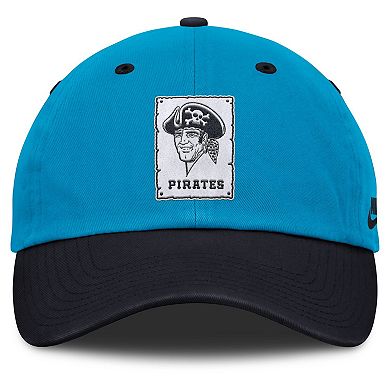 Men's Nike Blue/Navy Pittsburgh Pirates Neon 90s Club Adjustable Hat