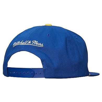 Men's Mitchell & Ness Royal Golden State Warriors Ascend Deadstock Snapback Hat