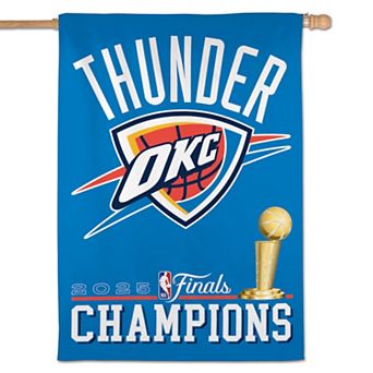 WinCraft Oklahoma City Thunder 2025 NBA Finals Champions 28" x 40" Single-Sided Vertical Banner