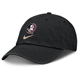 Men's Nike Black Florida State Seminoles Primetime Club Adjustable Hat