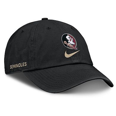 Men's Nike Black Florida State Seminoles Primetime Club Adjustable Hat