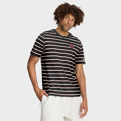 Men's Nike Black Ohio State Buckeyes Athletic Prep Legacy Summit Stripe T-Shirt