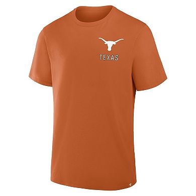 Men's Fanatics Texas Orange Texas Longhorns Quad Legacy T-Shirt