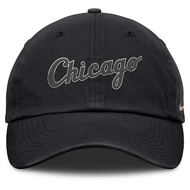 Men's Nike Black Chicago White Sox Camo Pack Club Adjustable Hat
