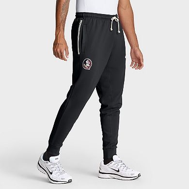 Men's Nike Black Florida State Seminoles 2025 Sideline Standard Issue Dri-FIT Taper Pants