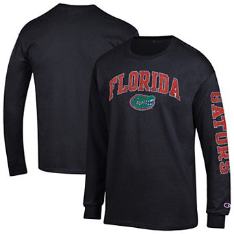 Men's Champion Black Florida Gators Arch Over Logo Long Sleeve T-Shirt