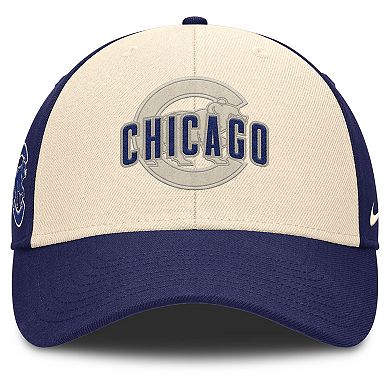 Men's Nike Royal/Natural Chicago Cubs Statement Club Performance Adjustable Hat
