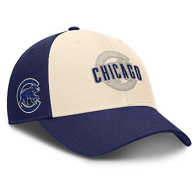Men's Nike Royal/Natural Chicago Cubs Statement Club Performance Adjustable Hat