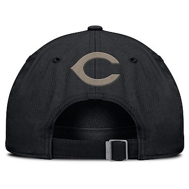Men's Nike Black Cincinnati Reds Camo Pack Club Adjustable Hat