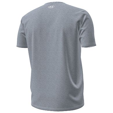 Men's Under Armour Heather Gray Notre Dame Fighting Irish Overlay Performance T-Shirt
