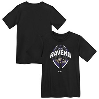Preschool Nike Black Baltimore Ravens Icon Legend Performance T-Shirt