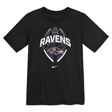 Preschool Nike Black Baltimore Ravens Icon Legend Performance T-Shirt