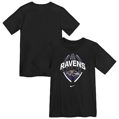 Preschool Nike Black Baltimore Ravens Icon Legend Performance T-Shirt