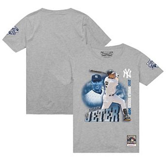 Men's Derek Jeter Heather Gray New York Yankees 2000 Subway Series MVP T-Shirt