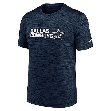 Men's Nike Navy Dallas Cowboys Big & Tall Primetime Reverse Play Velocity Performance T-Shirt