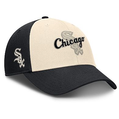 Men's Nike Black/Natural Chicago White Sox Statement Club Performance Adjustable Hat