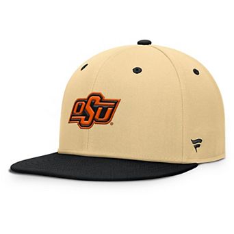 Men's Fanatics Gold/Black Oklahoma State Cowboys Balance Fitted Hat