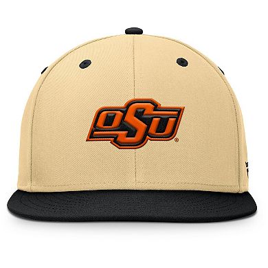 Men's Fanatics Khaki/Black Oklahoma State Cowboys Balance Fitted Hat