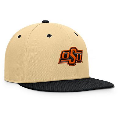 Men's Fanatics Khaki/Black Oklahoma State Cowboys Balance Fitted Hat